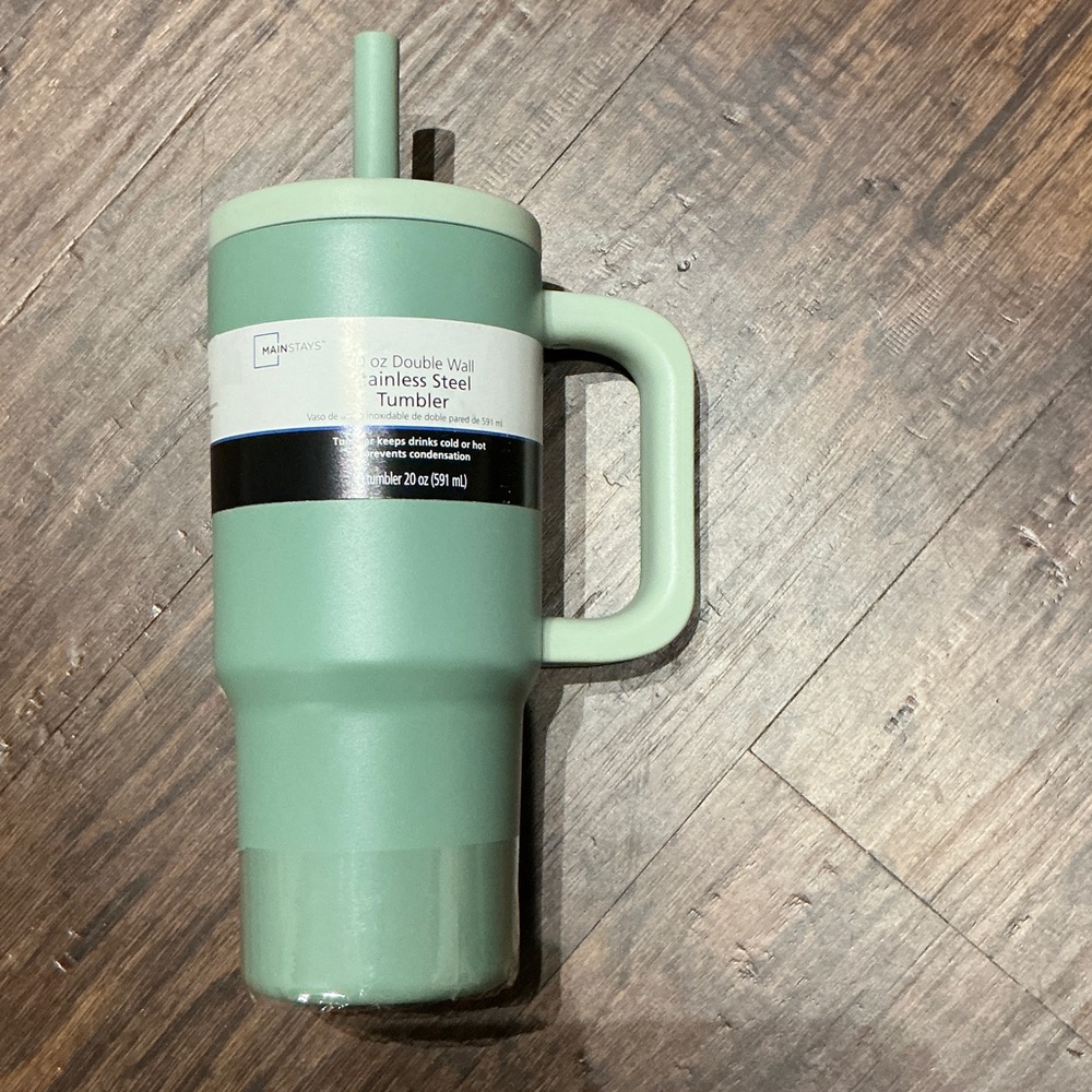 Mainstays Mint Green Stainless Steel Tumbler